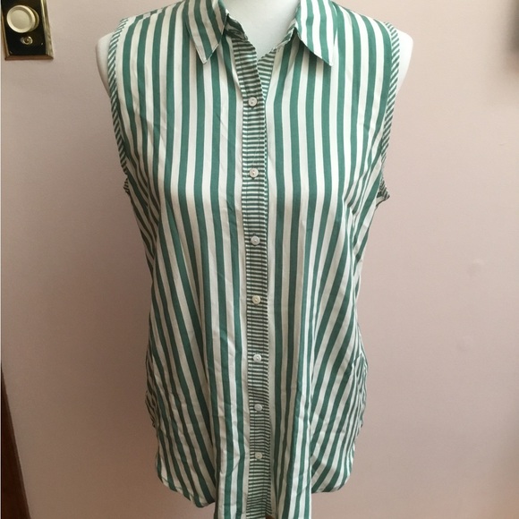 Jane & delancey multi-directional stripe top - Picture 1 of 4